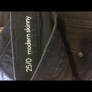 Ann Taylor Loft Modern Skinny Black Jeans
